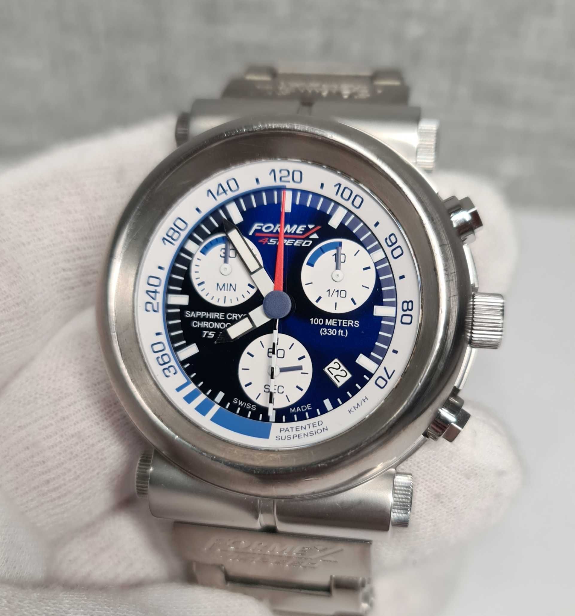 Чоловічий годинник Formex 4Speed Chronograph Titanium-Steel Sapphire