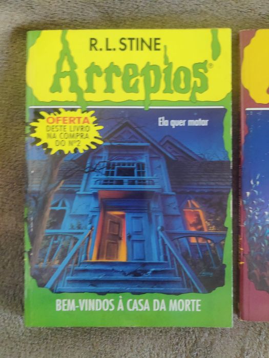 2 livros da série Arrepios