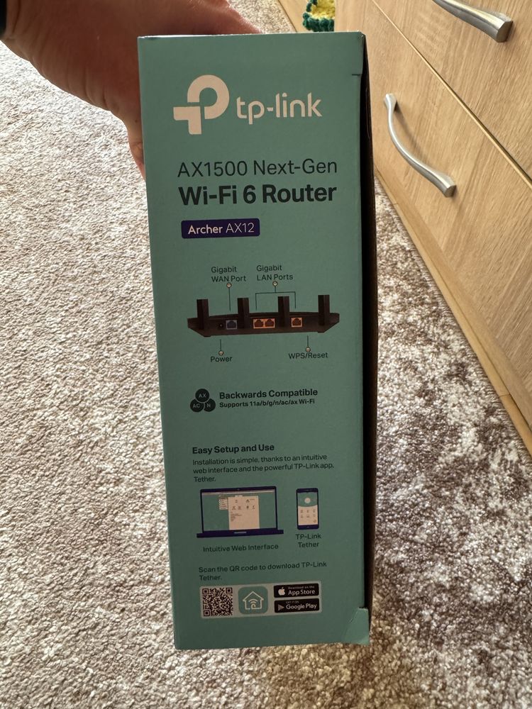 Wifi роутер TP link ax 1500