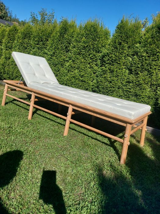 Leżanka skórzana Ikea Vintage