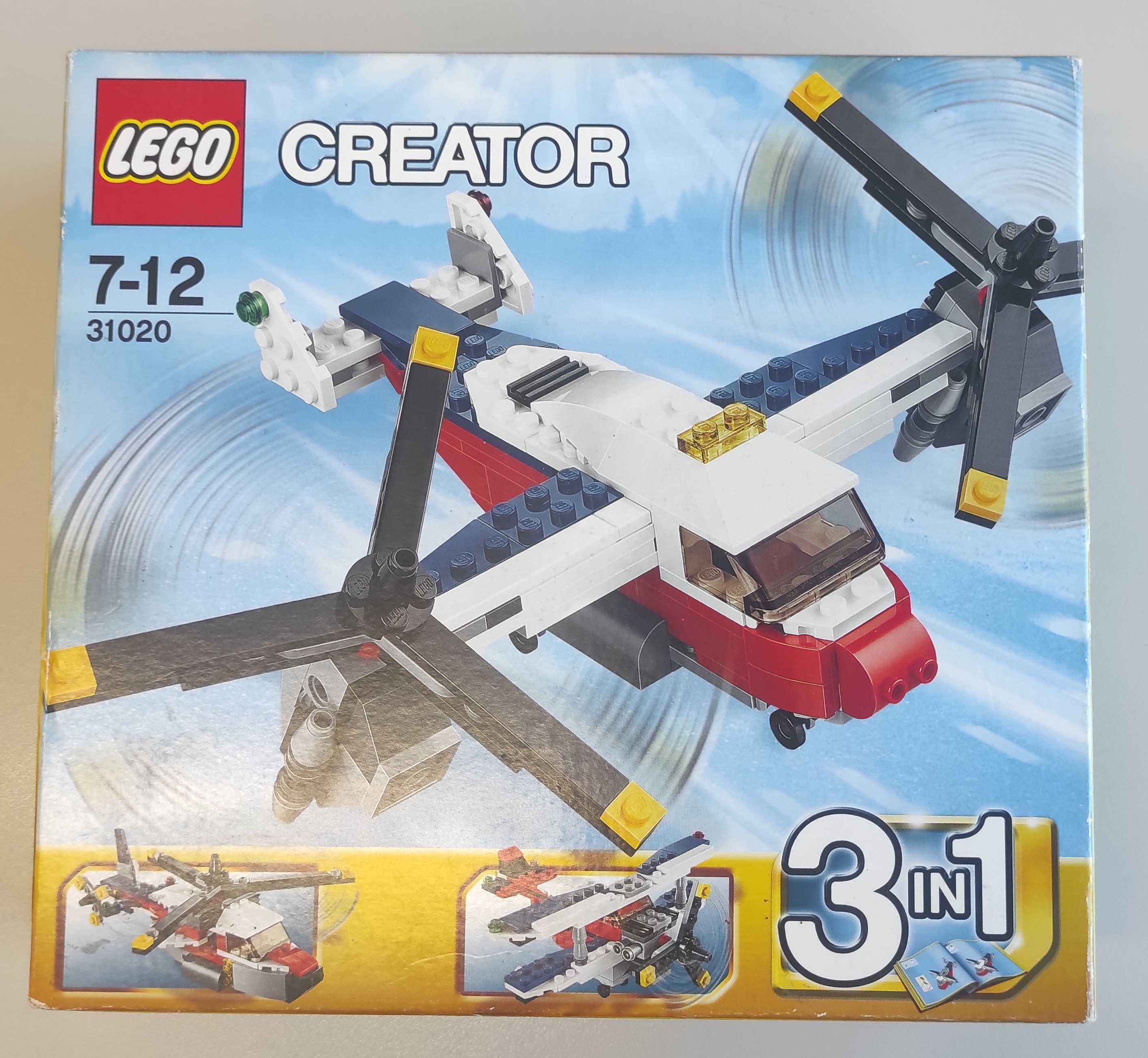 Lego Creator 31020 - Aventuras com Avião de Duas Hélices (NOVO)
