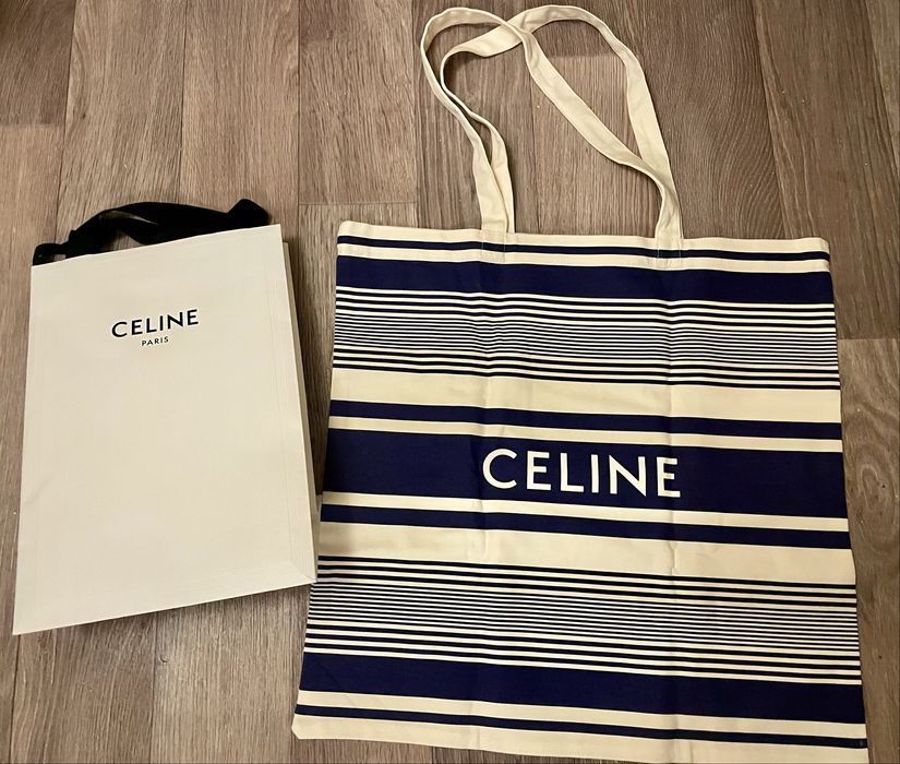 текстильная сумка-шопер Celine