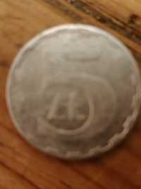 Moneta z PRLU 5zl