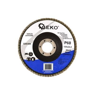 Tarcza listkowa 125mm P60 Geko