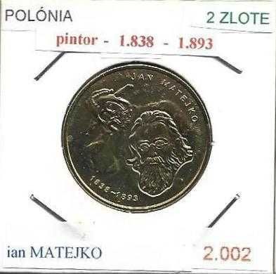 Polónia - - - - - Moedas Comemorativas de 2 Zlotych