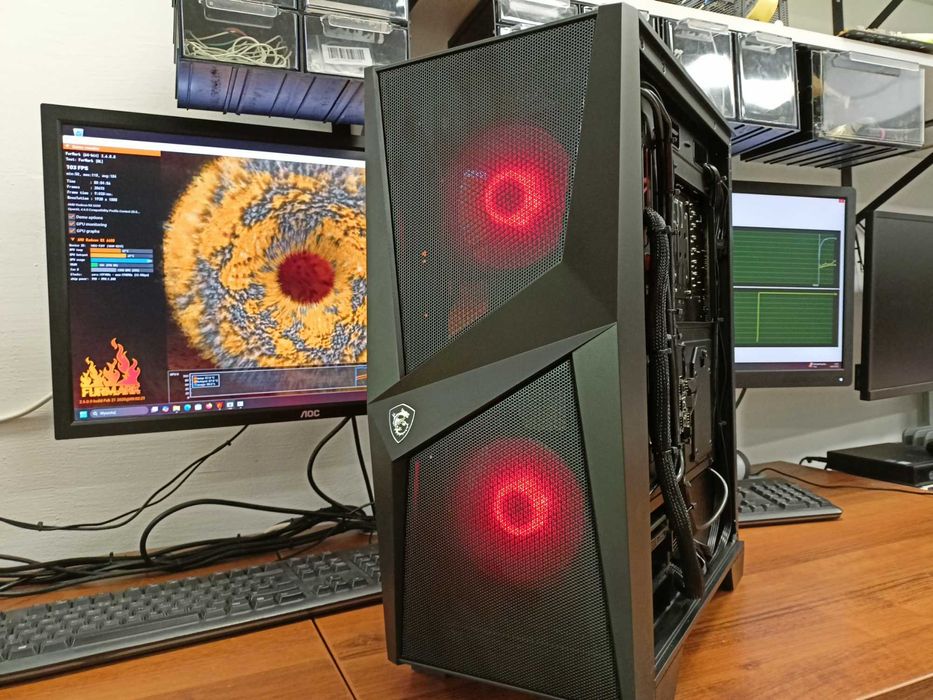 Nowy Komputer Gamingowy Ryzen 7 8700f 32GB 1TB SSD RTX 5070 W11 FV23%