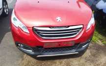 Peugeot 2008 KHK przód kompletny maska zderzak błotnik belki ładne
