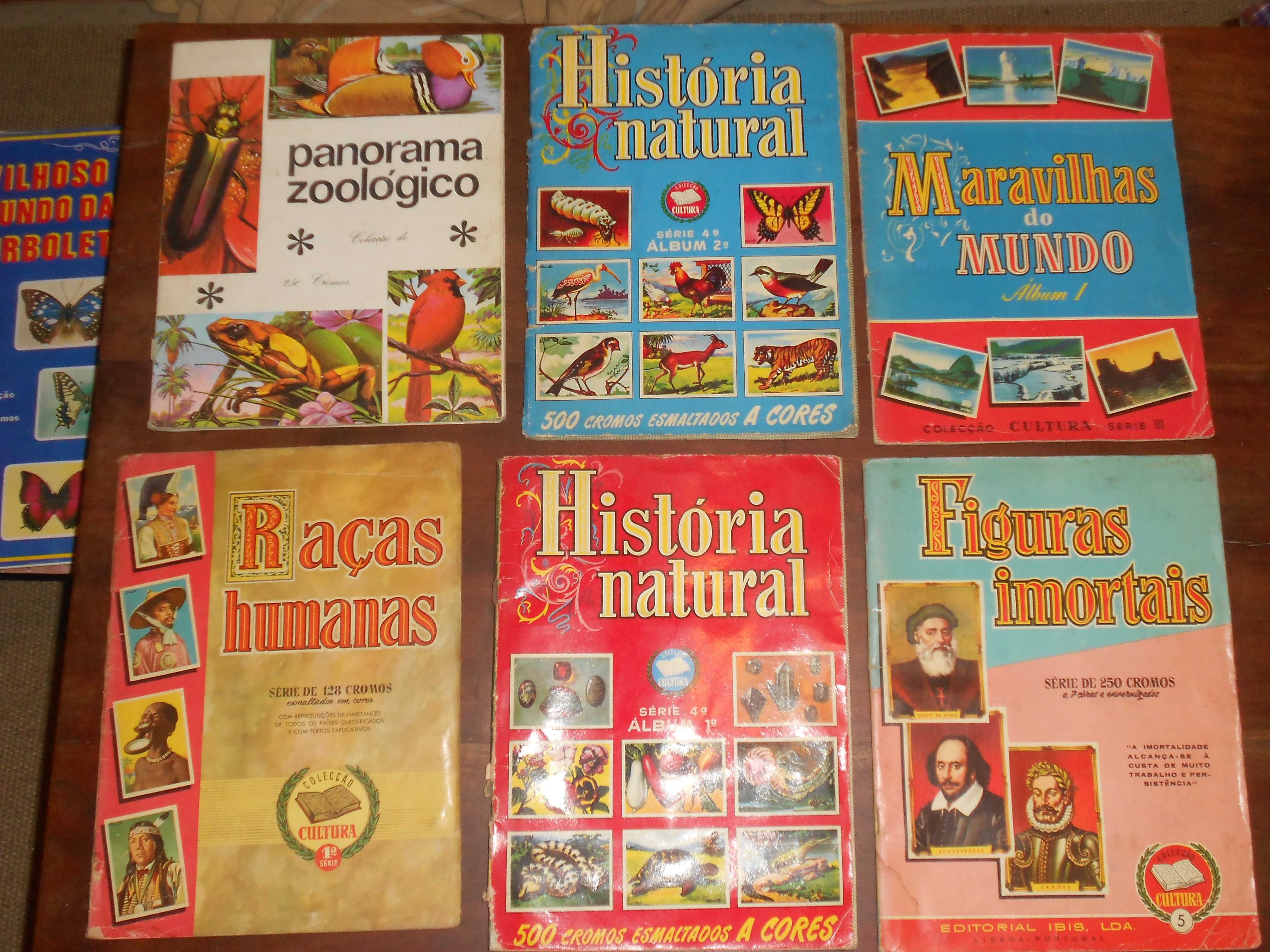 Diversas cadernetas cromos muito antigas - 10 diferentes