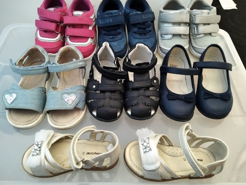 7 pares Calçado t22