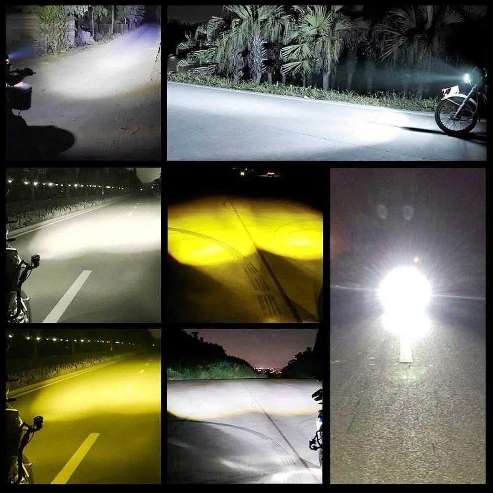Протитуманні лед фари ближнє дальнє світло мотоцикл скутер авто
