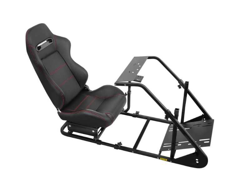 Symulator RS6 Racing Gaming Chair ze Stojakiem ze Stali Węglowej