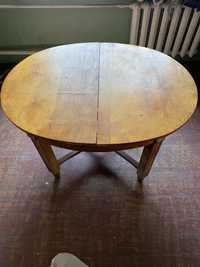Антикварный раскладной деревянный стол