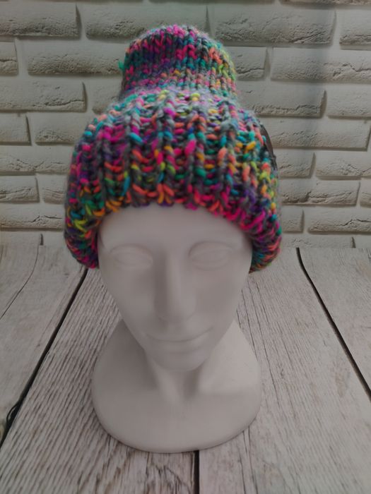 Czapka jesień zima handmade rękodzieło