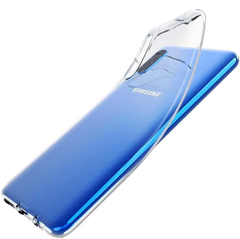 Etui transparentne do Samsung Galaxy A50 + Szkło Hartowane