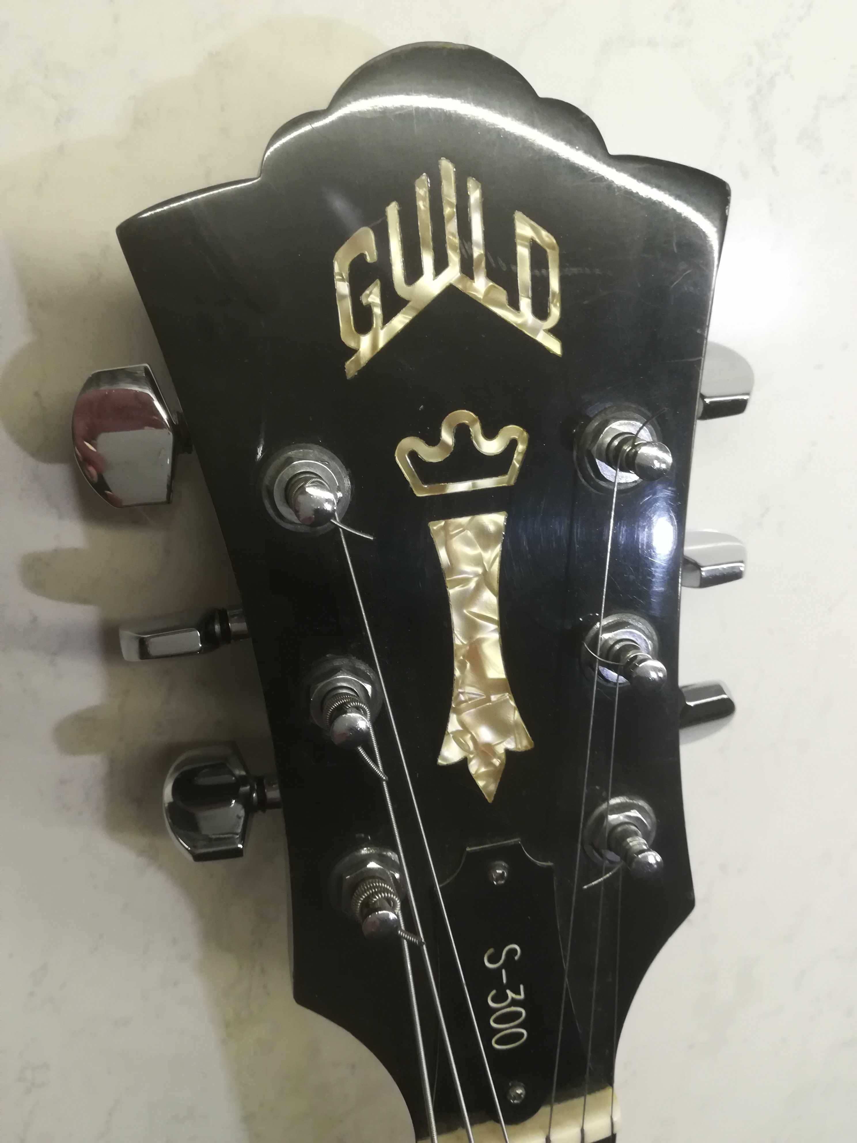 Gitara elektryczna Guild S-300 made in USA, mahoń i heban, lata 70-te!
