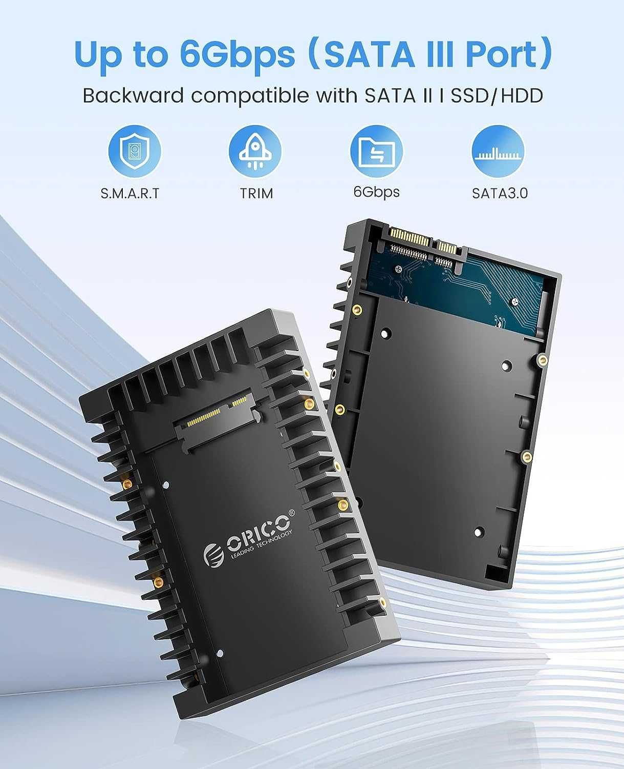 Adapter dysku twardego ORICO 2,5 SSD SATA na 3,5