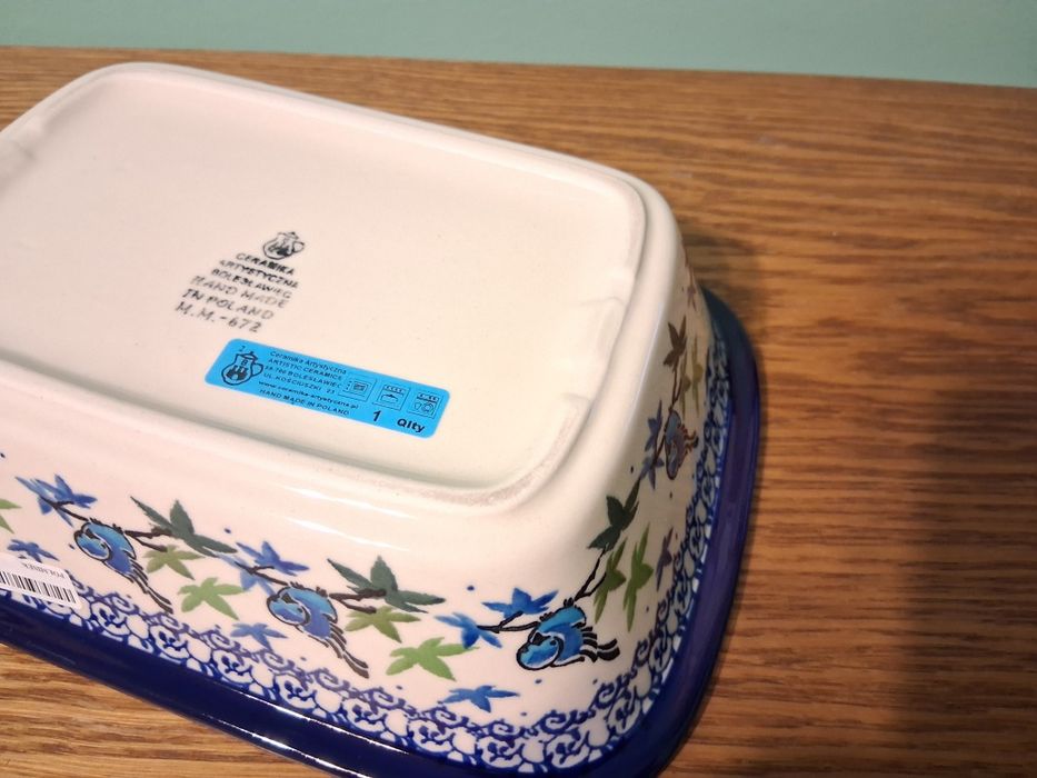 Polmisek zapiek 1.2L 25cm GAT1 Ceramika Artystyczna Boleslawiec