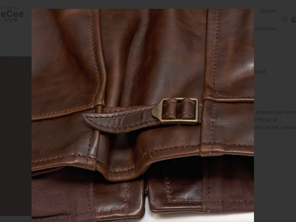 Куртка кожаная мужская Aero Leather Horsehide. Шотландия.