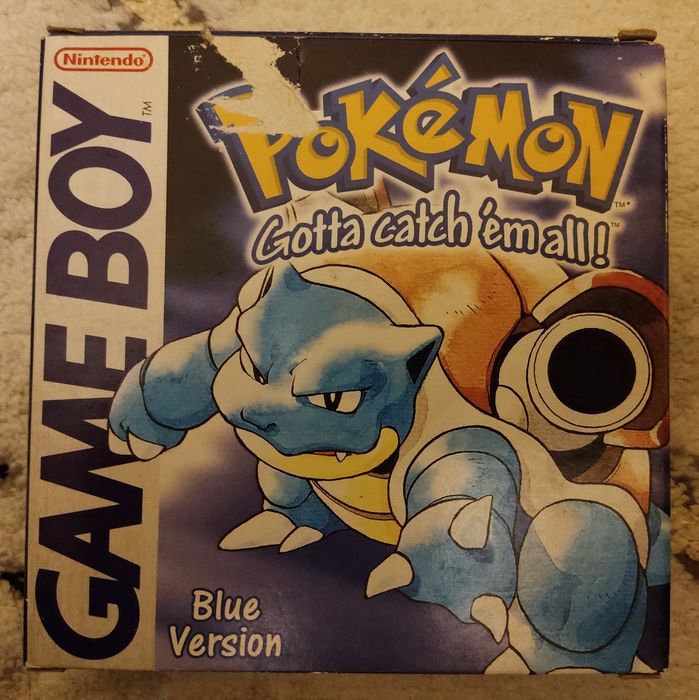 Pokémon Blue/Azul (Caixa e Manual)