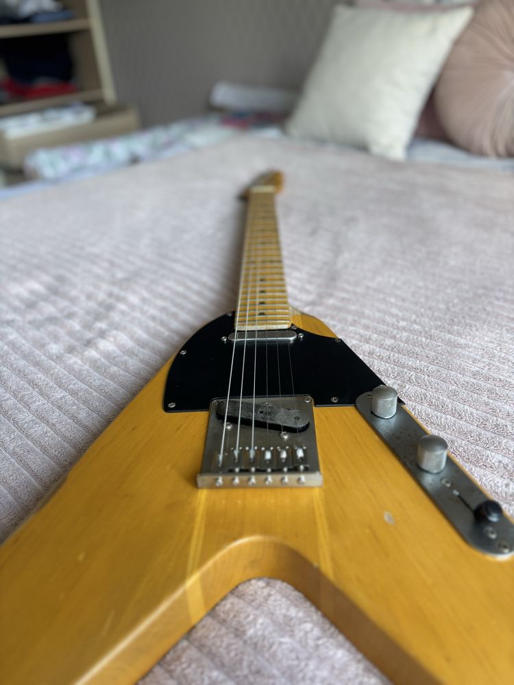 Gitara FAUCASTER Flying V Telecaster | Michał Wojtas | Twang King