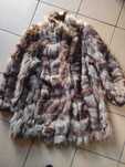 Futro naturalne z lisa oversize