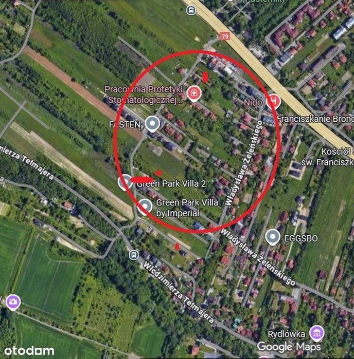 Bronowice Małe .działki  budowlane, 7-10 arów.