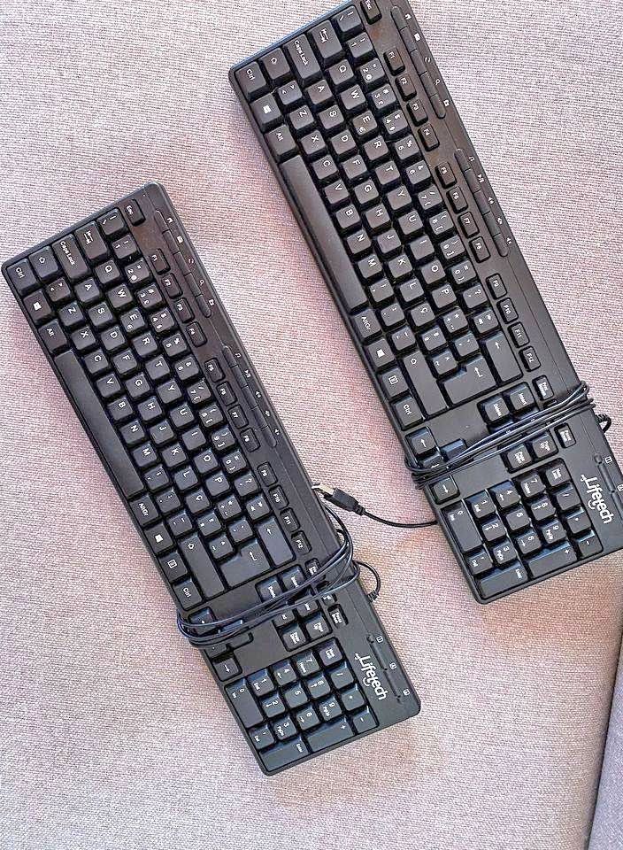 2 teclados português, keyboard Lifetech, USB A