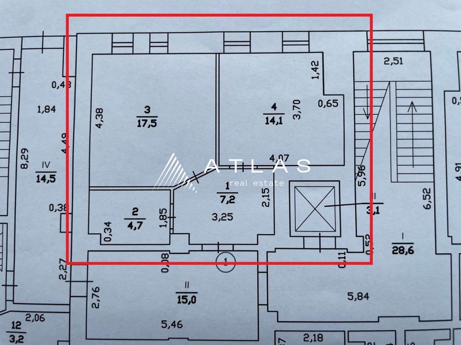 Кв.м - 43,5. Продаж квартири по вул. Чупринки