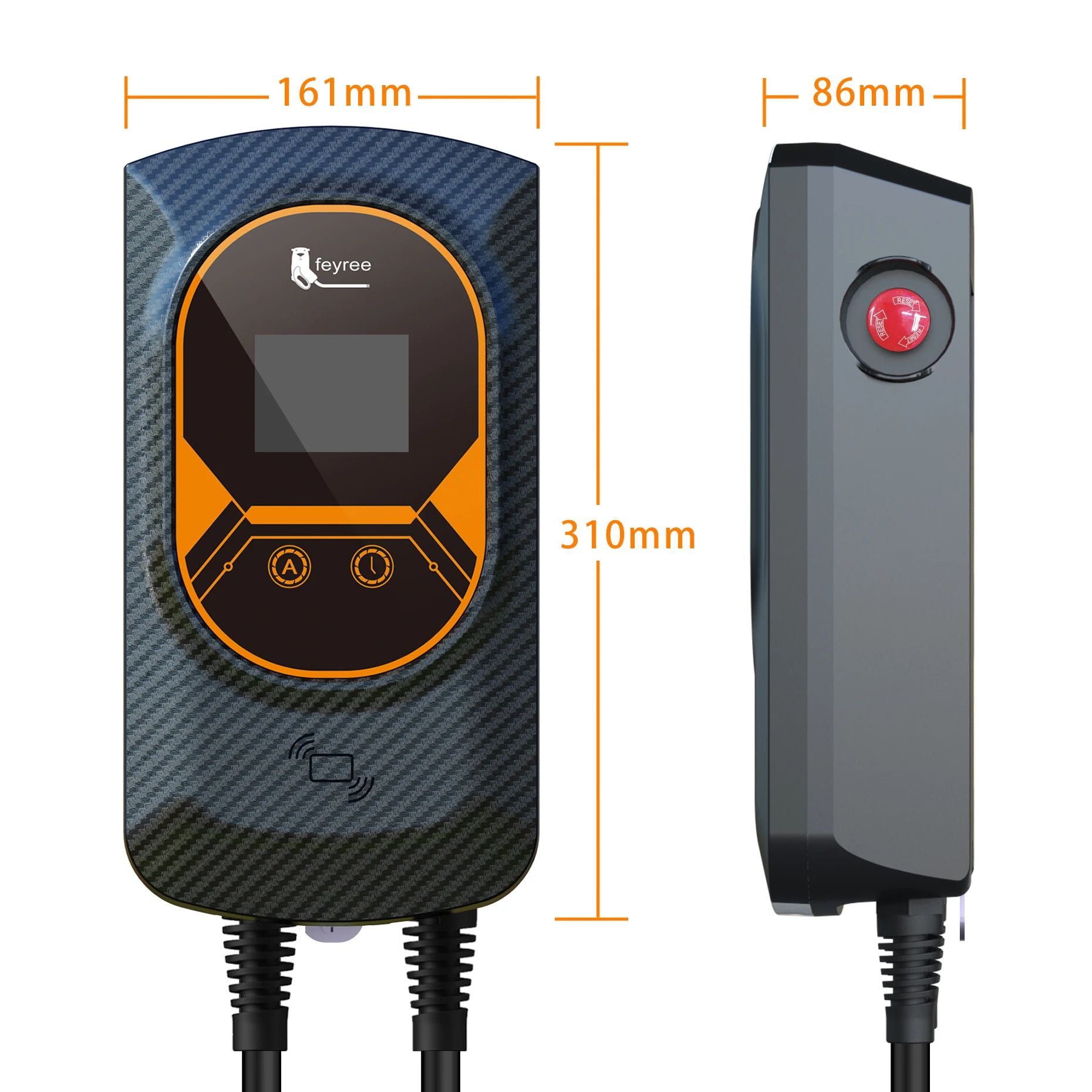 Estação de Carregamento para Veículos Elétricos * 32A * Tipo 2