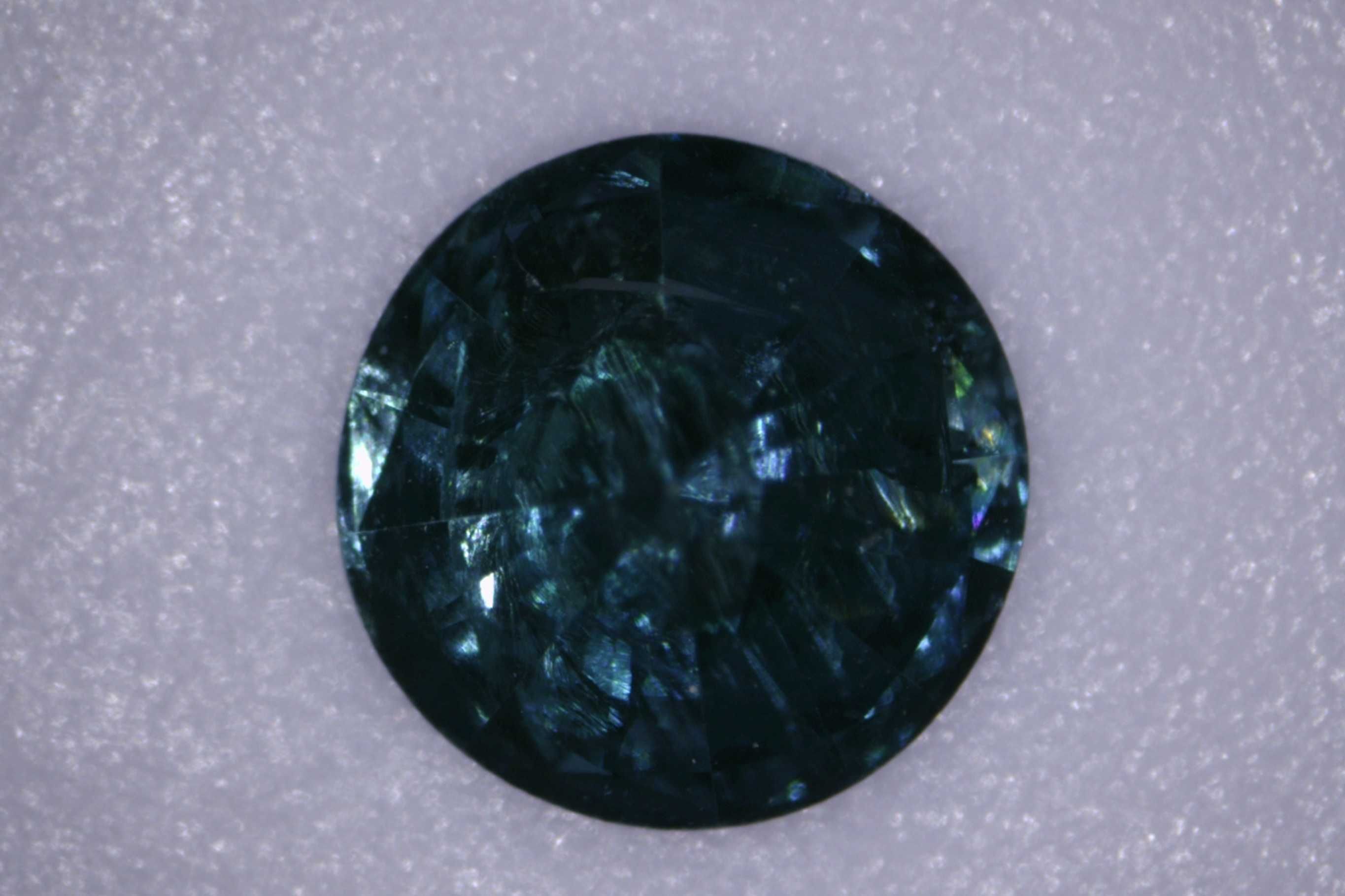 Diament 0.20ct Niebieski Brylant I3