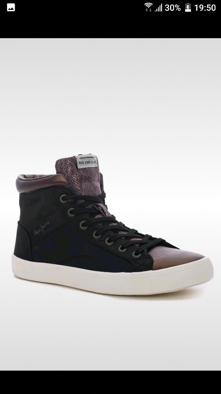 Trampki wysokie buty adidasy sneakersy Pepe Jeans Clinton Stars 38