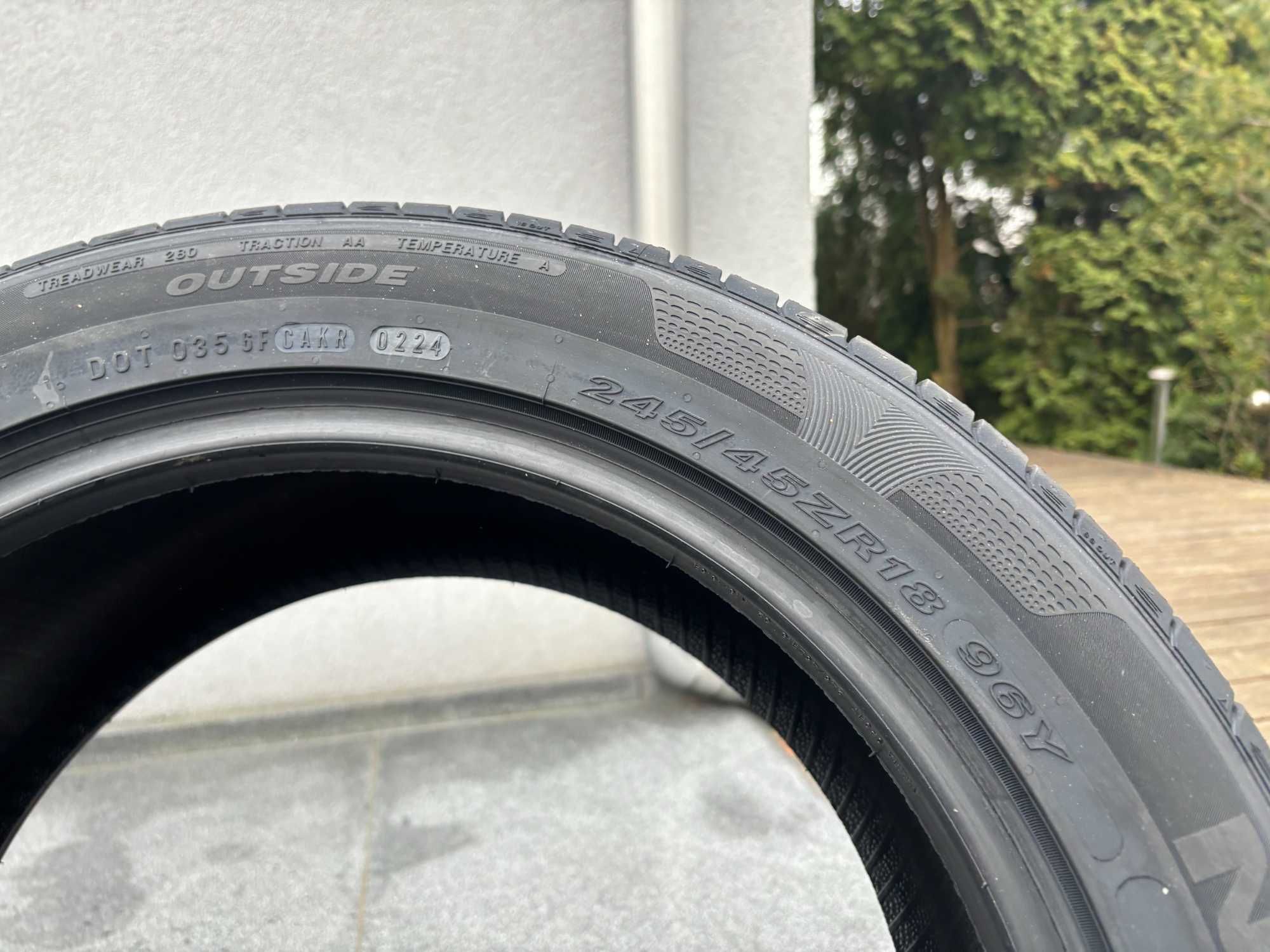 4szt letnie 245/45R18 Nexen Sport 96Y D,A,71db prod. 2024rok! gwaran