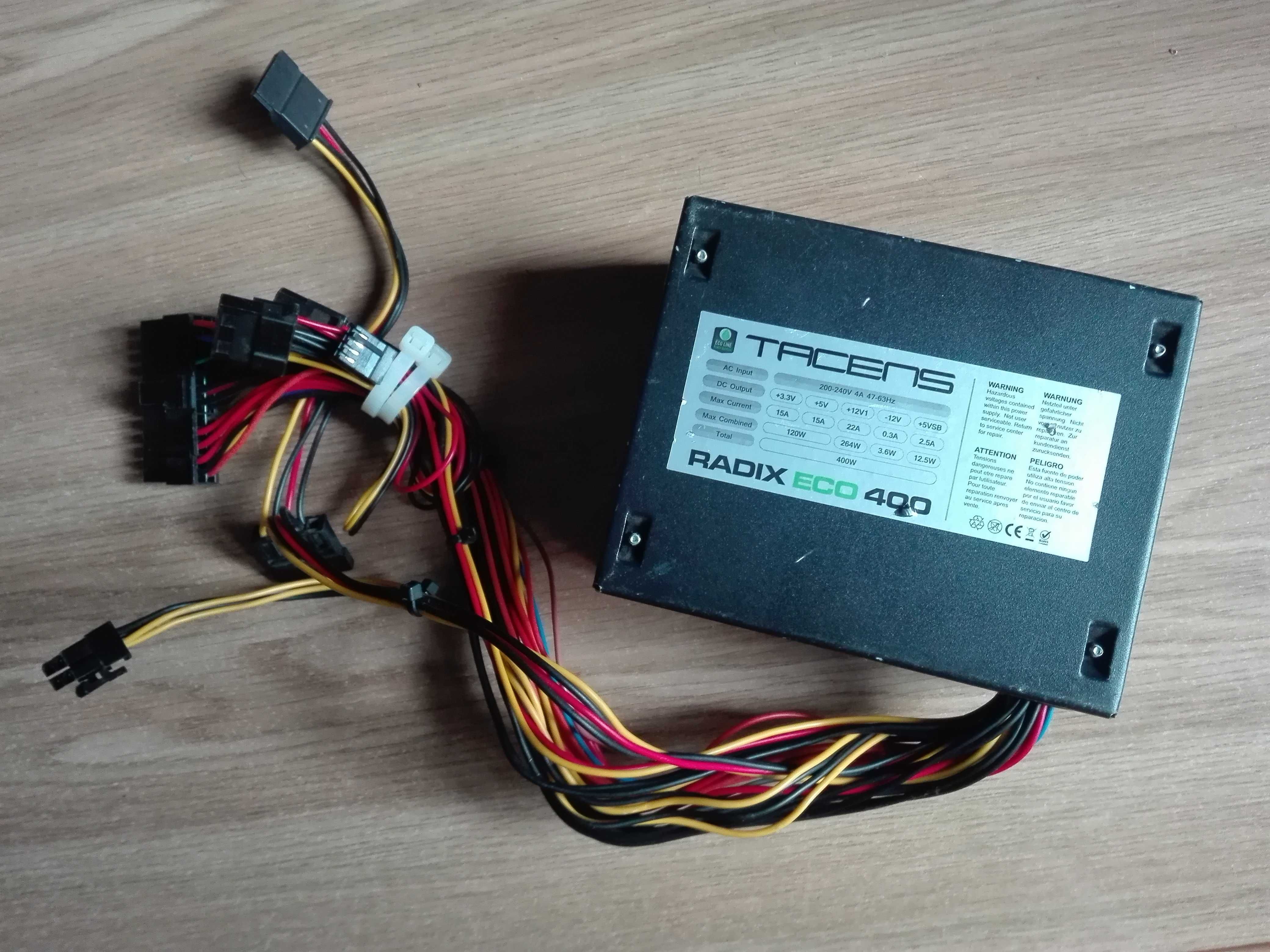 Блок живлення для міні ПК tacens radix eco 400w