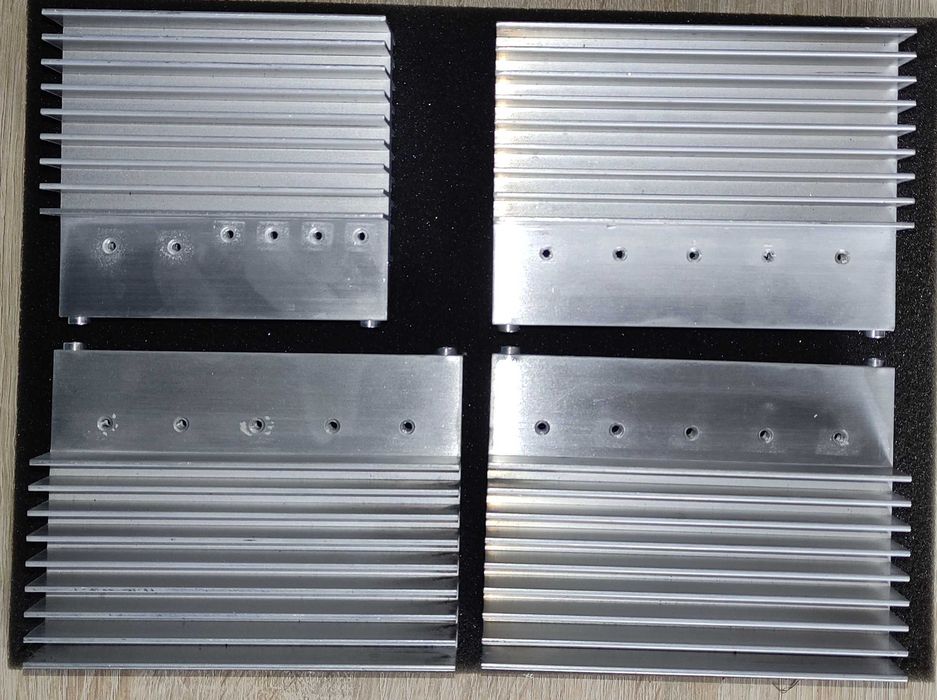 Радиаторы алюминиевые для силовой электроники.