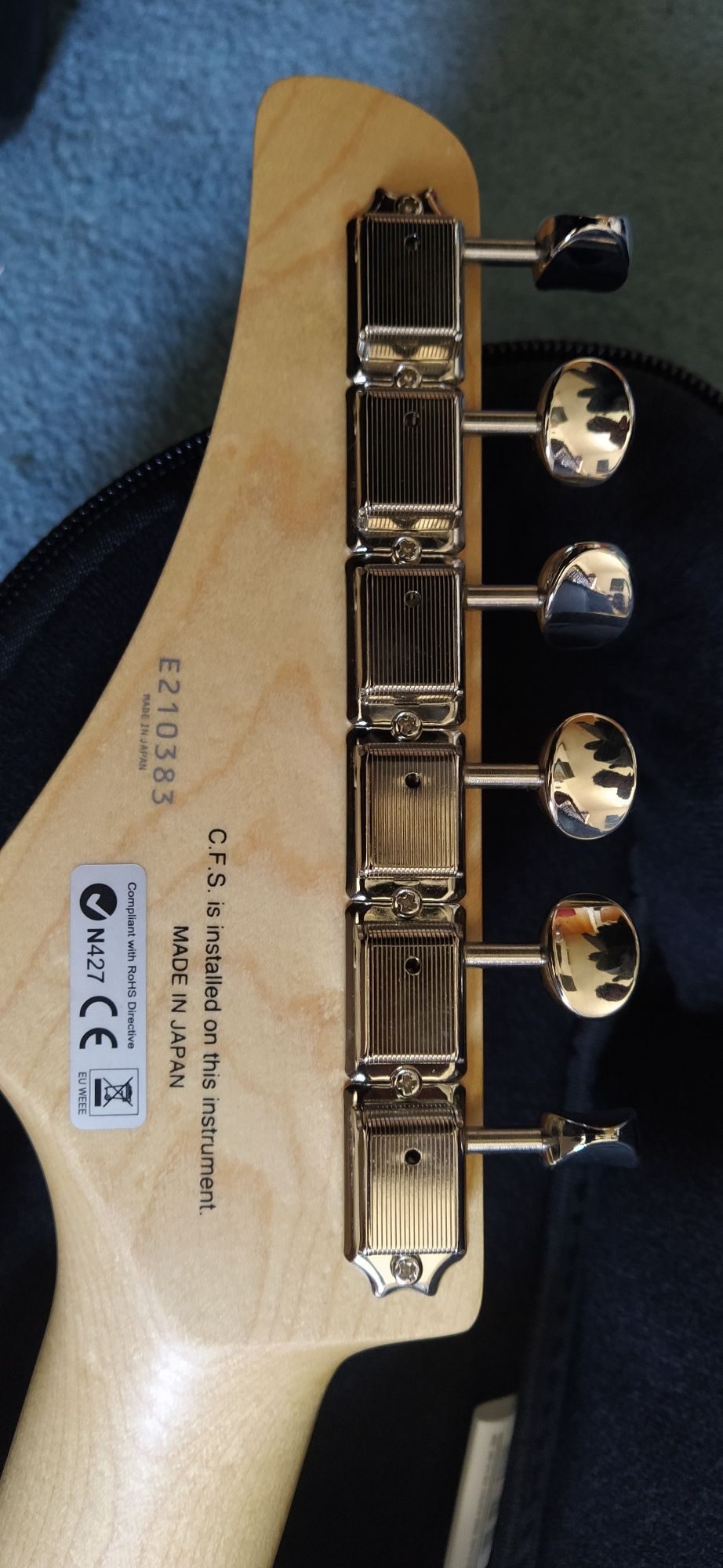 Guitarra Fujigen telecaster boundary iliad sapphire blue metallic