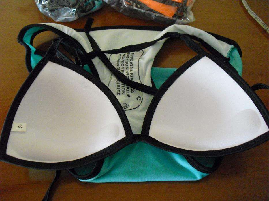 Bikini Laranja/Preto ou Menta/Preto [NOVOS]