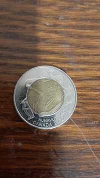 Монета 2 доллара, Канада, основание Нунавута