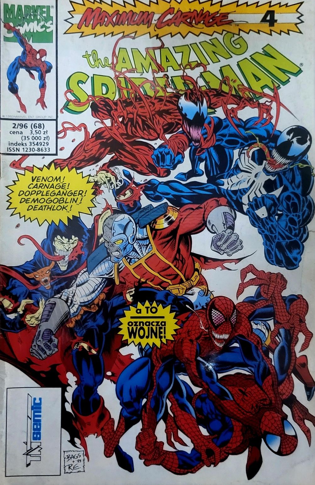 Komiks The Amazing Spider-Man 2/96 Bdb-