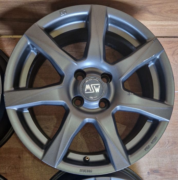 R16 4x100 диски MSW VW Honda Mazda Opel Nissan Renault Skoda