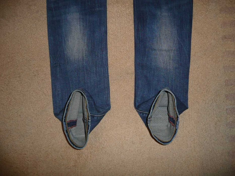 Spodnie dżinsy SUPERDRY W34/L34=46,5/113cm jeansy