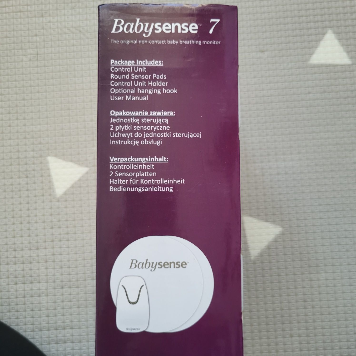 Monitor oddechu dla niemowląt z atestem BABYSENSE 7 TESTOWANY KL