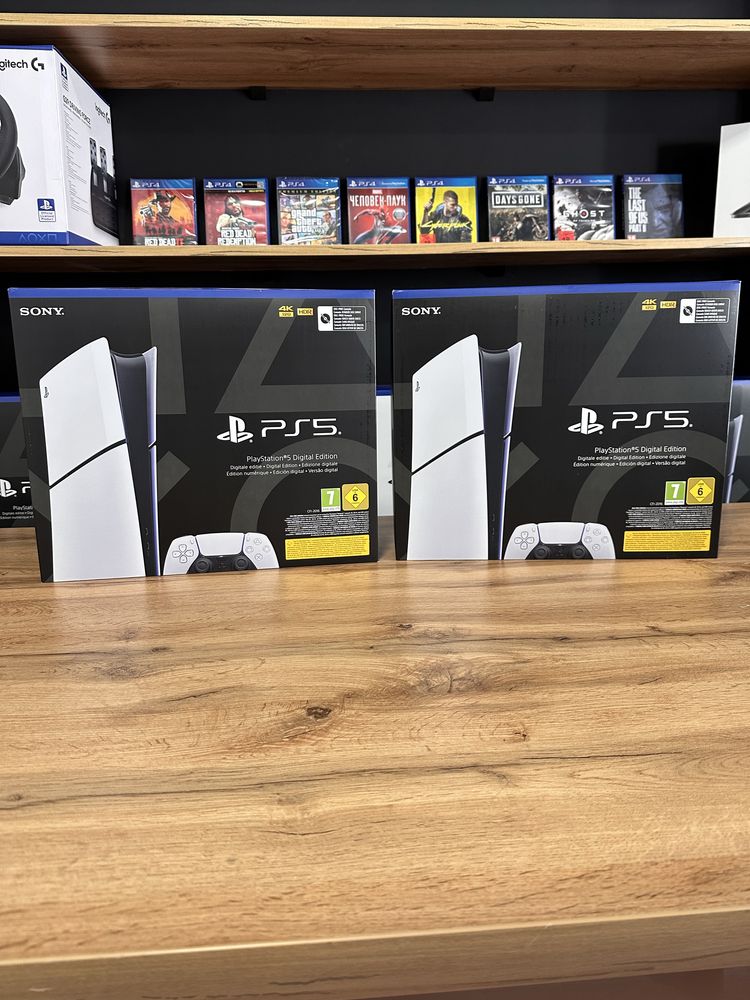 Нова PlayStation 5 Slim (Digital Edition) - з гарантією 12 місяців