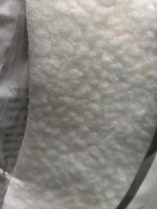 Zimowe wełniane wkładki do butów białe ocieplane futerko 44-45