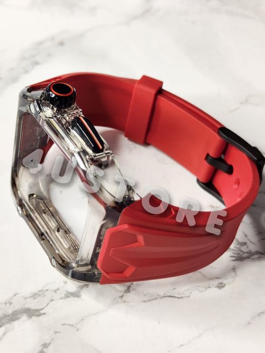 Ремешок бампер Luxury на Apple Watch Series 10 11 46 mm ремінець