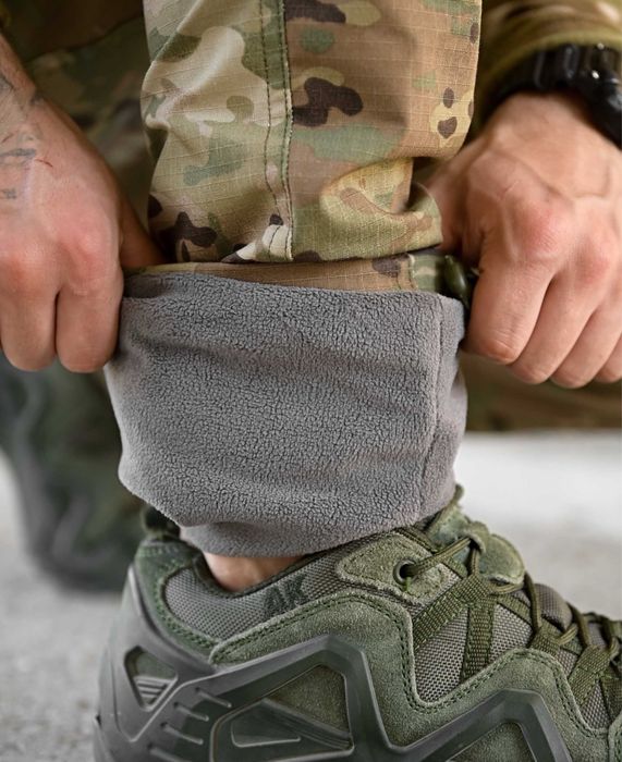 Утеплені штани мультикам Штани мультикам на флісі Зимові штани мультик