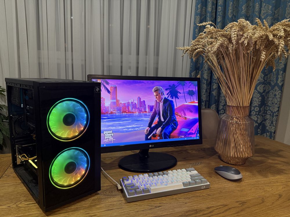 Ігровий ПК/компʼютер RTX 3060ti i5-10400f ssd 512 16 ddr4