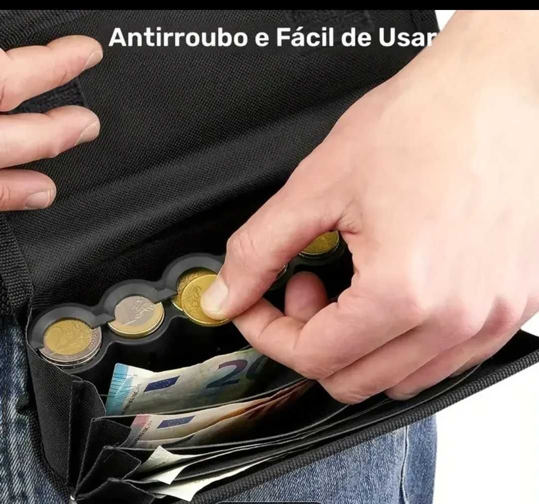 Carteira com Moedeiro e Cinto