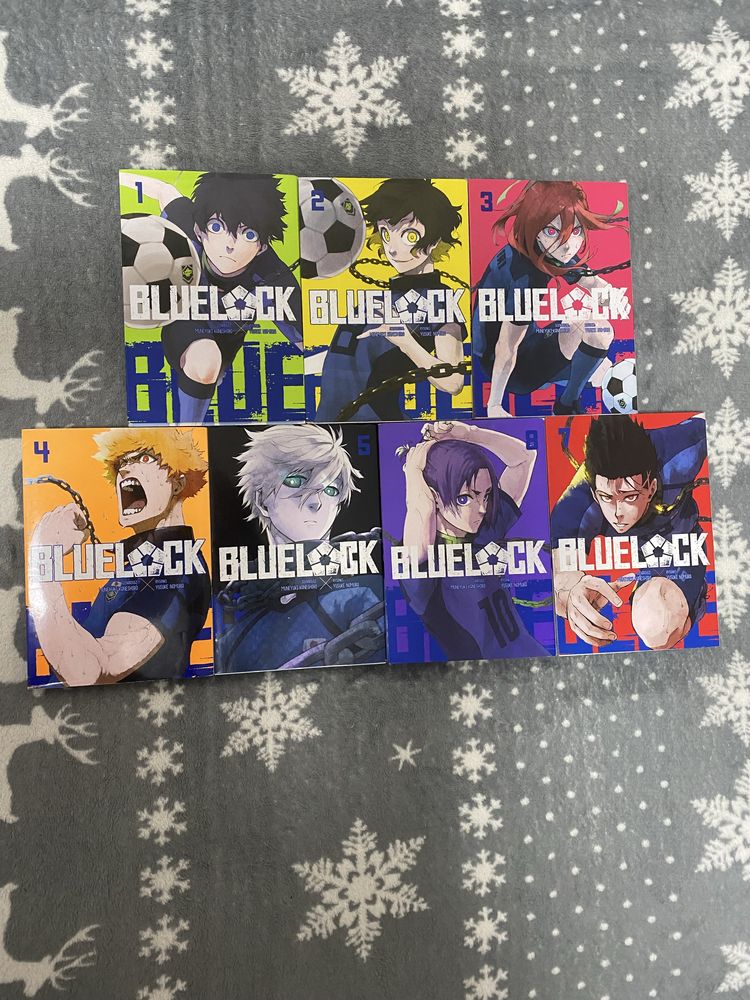 Manga Blue Lock tom 1, 2, 3, 4, 5, 7, 8 – jak nowe!
