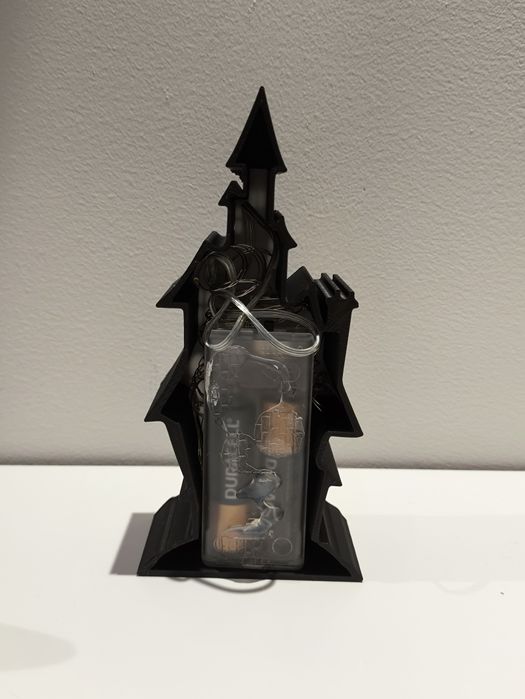 Domek latarenka świecznik dekoracja świecąca Halloween jesień