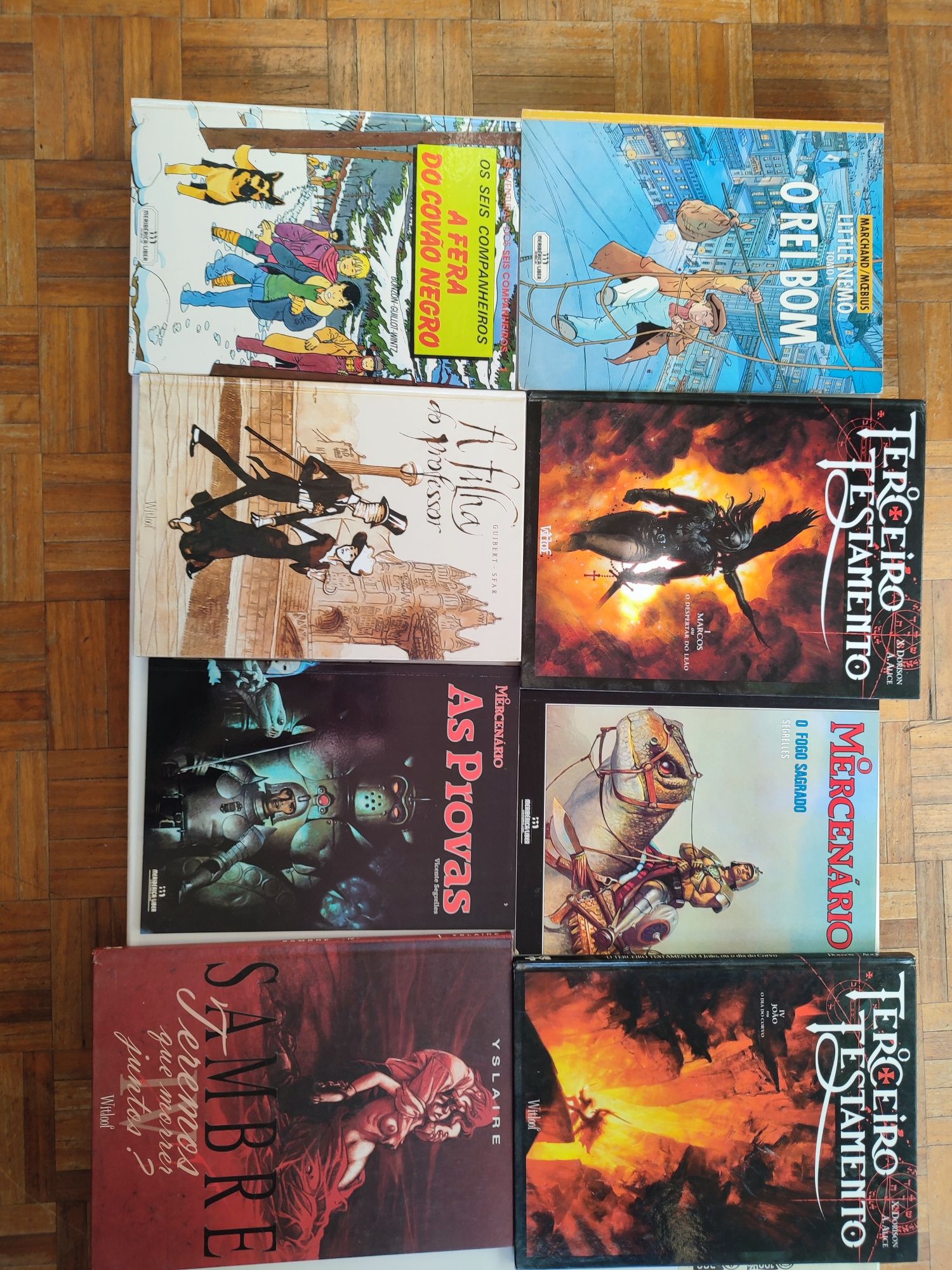 Lote de livros de BD/banda desenhada vintage